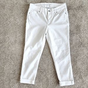 Westport Boyfriend White Jeans